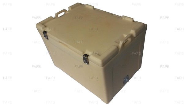 100 Ltr Hinged lid Insulated Fishtubs - picture 1