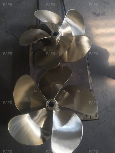 New NAB propellers in stock just in 18 inch dia. to 26 inch dia. pilot bores
