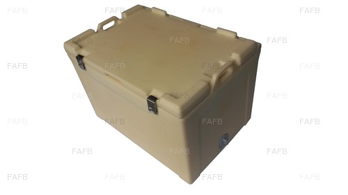 100 Ltr Hinged lid Insulated Fishtubs